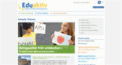 Desktop Screenshot of eduaktiv.de